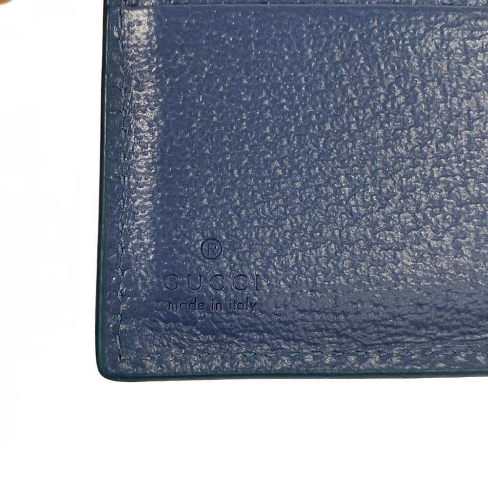 Gucci GG Plus/GG Supreme Bifold Wallet 768244 Black Dark Gray - Picture 5 of 5